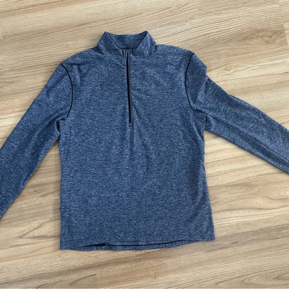 Men's Lululemon Surge Warm 1/2 Zip Blue Sweatshirt